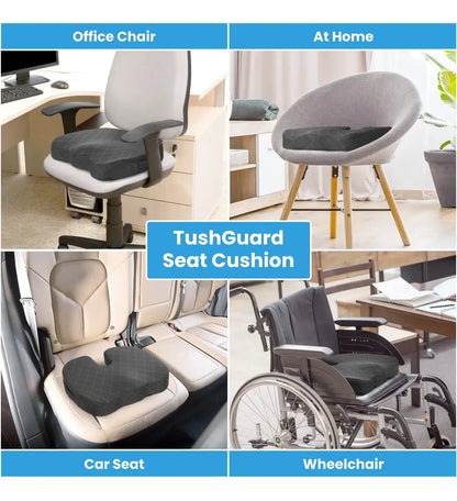 Cojín Ortopédico Ergonómico XR118 - Soporte para Coxis y Lumbar - Almohada Transpirable