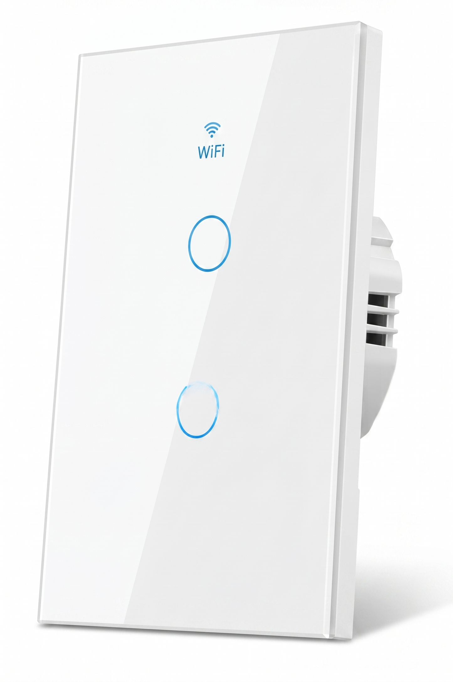 Interruptor Inteligente Táctil WiFi 2 Vías - Control de Luces por App y Voz - Switch Tuya Smart