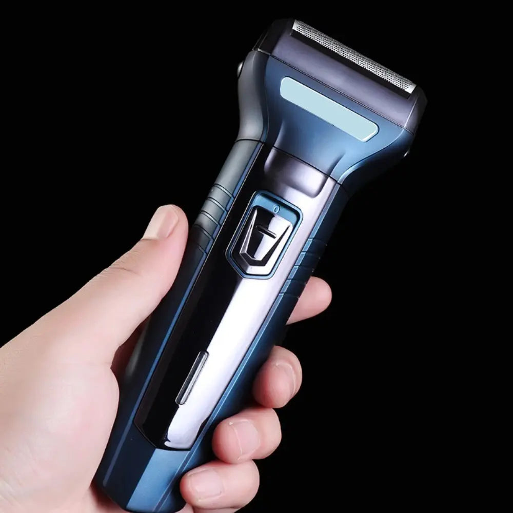 Máquina Multigroomer Geemy 3 en 1 - Recortadora de Barba y Cabello - Afeitadora Inalámbrica Recargable (Azul)